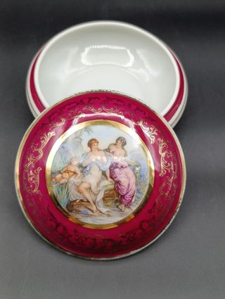 Caja porcelana Limoges vintage