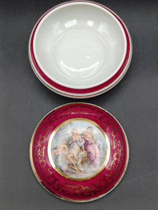 Caja porcelana Limoges vintage