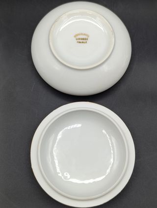 Caja porcelana Limoges vintage