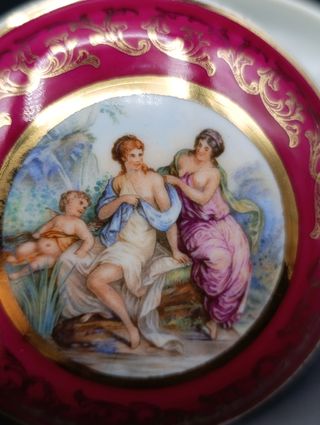 Caja porcelana Limoges vintage