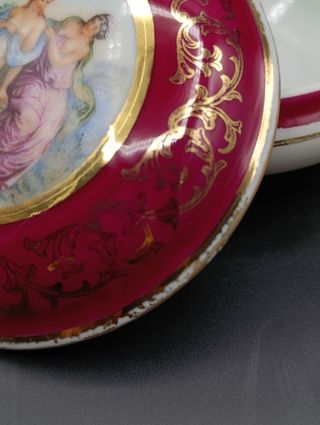Caja porcelana Limoges vintage