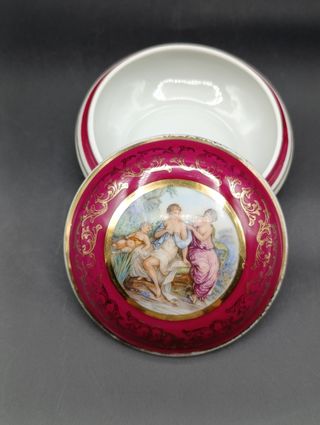 Caja porcelana Limoges vintage
