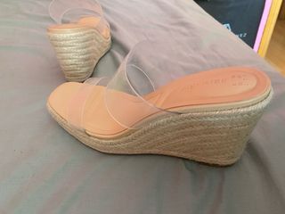 Sandalias cuña Primark transparentes - 44