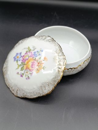Caja porcelana Limoges vintage