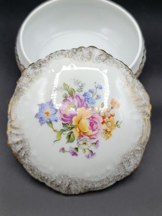 Caja porcelana Limoges vintage