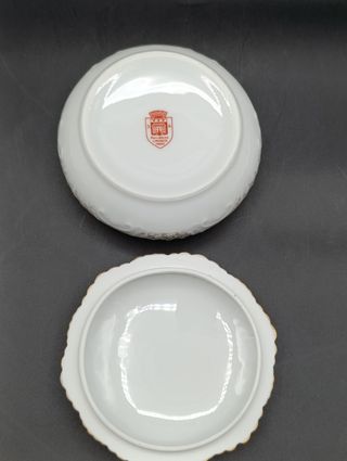 Caja porcelana Limoges vintage