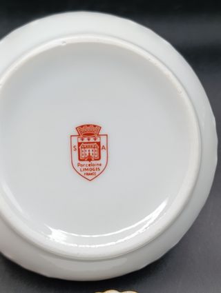 Caja porcelana Limoges vintage