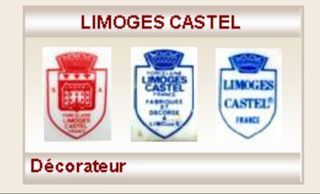 Caja porcelana Limoges vintage