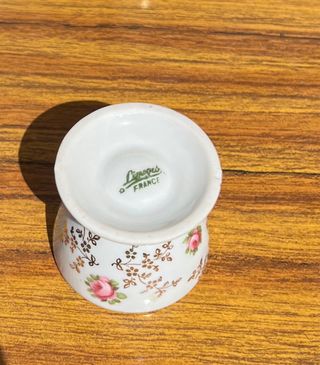 Hueveras porcelana Limoges Francia
