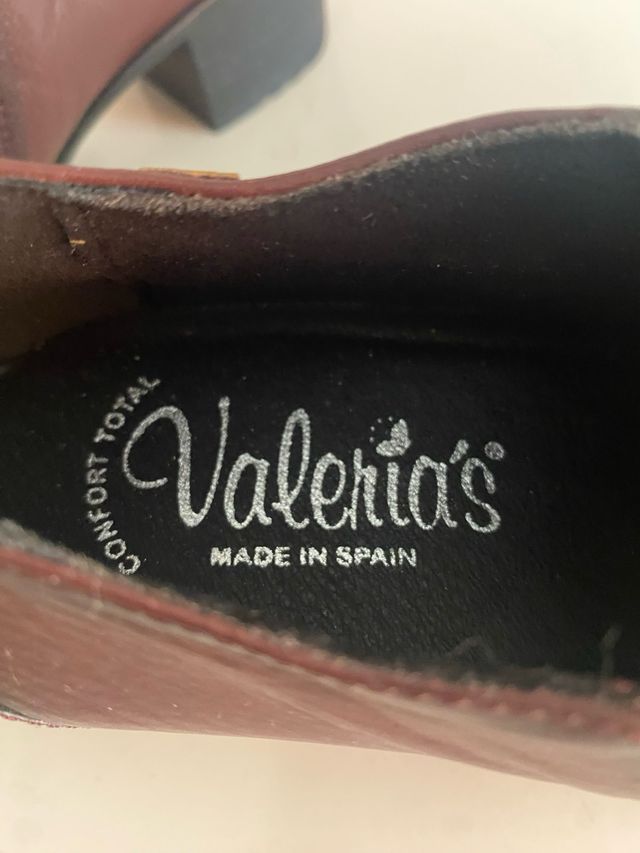 Zapatos Valeria's Piel Marrón