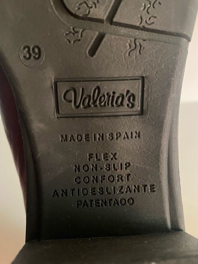Zapatos Valeria's Piel Marrón