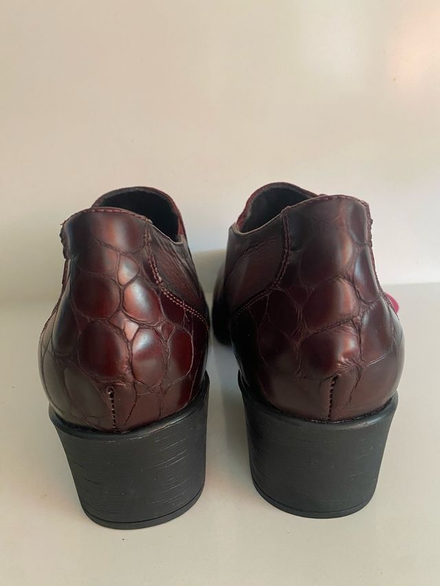 Zapatos Valeria's Piel Marrón