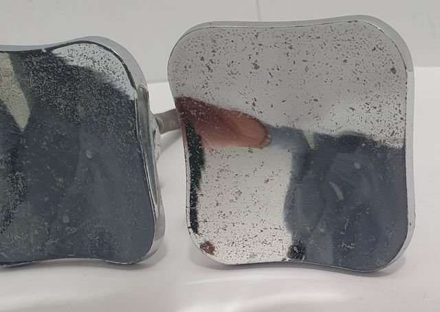 Maniglie antiche cromate - 2 pz