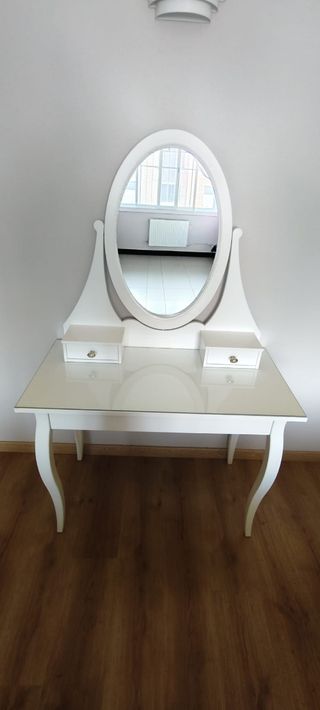 Tocador / peinadora blanco con espejo Hemnes IKEA