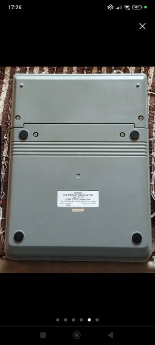 Calculadora Citizen SDC-878 12 dígitos.