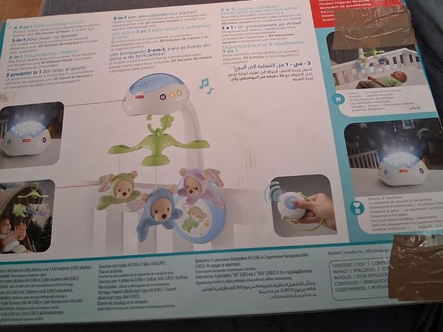 Móvil musical Fisher-Price 3-en-1