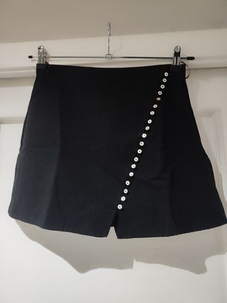Minifalda negra Zara