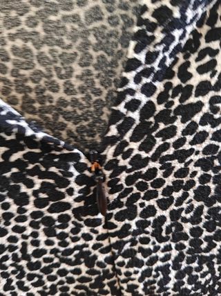 Mono Zara - corto, blanco y negro