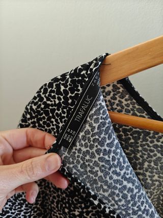 Mono Zara - corto, blanco y negro