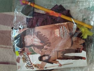 Disfraz niño: Indio + pastorcillo+ratón.