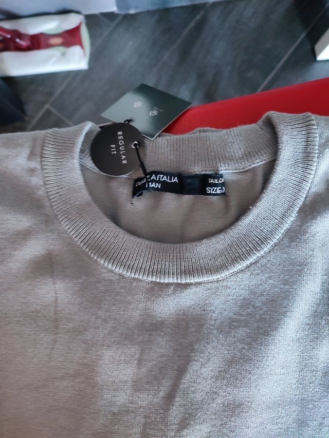 Maglia Piazza Italia Grigia XXL