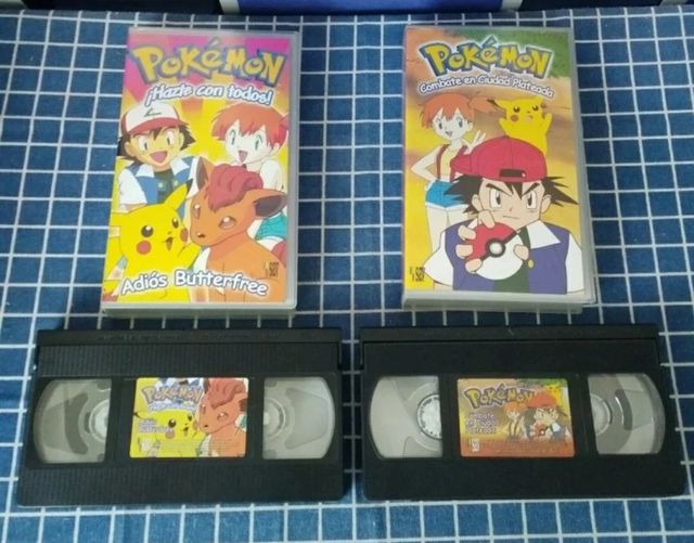 2 VHS POKÉMON ORIGINALES