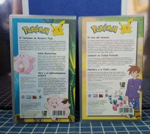 2 VHS POKÉMON ORIGINALES