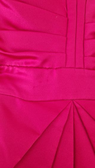 vestido de fiesta color buganvilla coosy .tS