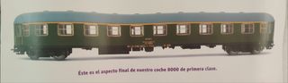 Coche 8000 1ªclase Renfe Electrotren escala H0