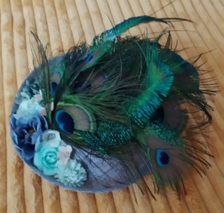 Tocado Pavo Real - Fiesta