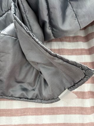 Colcha cama 150cm gris plata