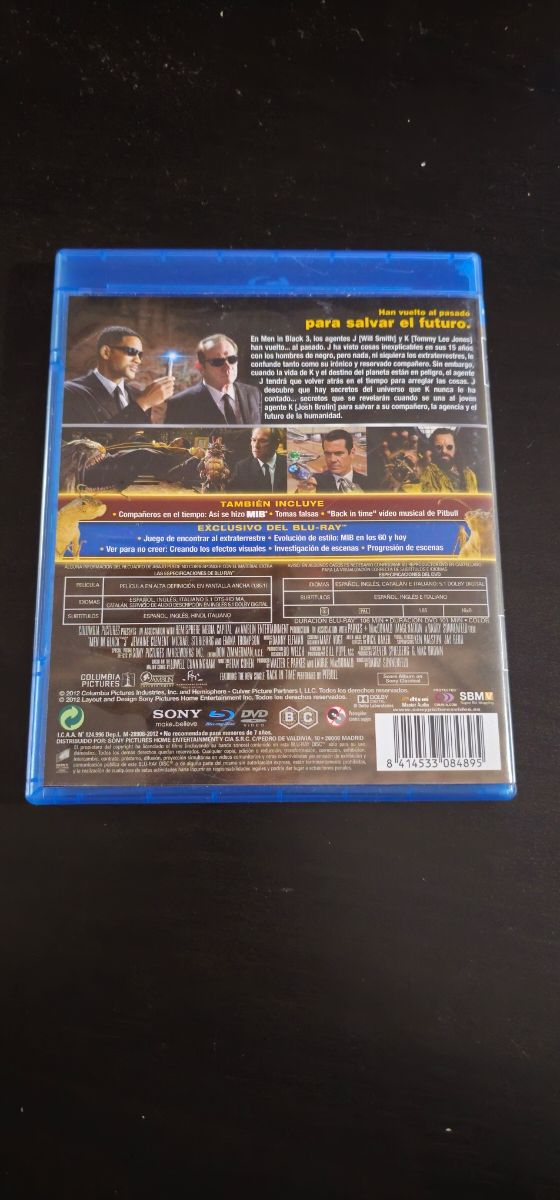 MIB3 (Men in Black 3) - Blu-ray & DVD