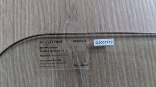 Base giratoria TV cristal