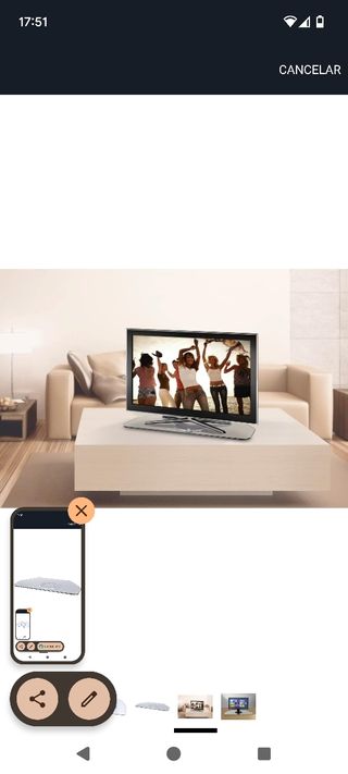 Base giratoria TV cristal