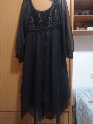 Vestido negro fiesta - elegante
