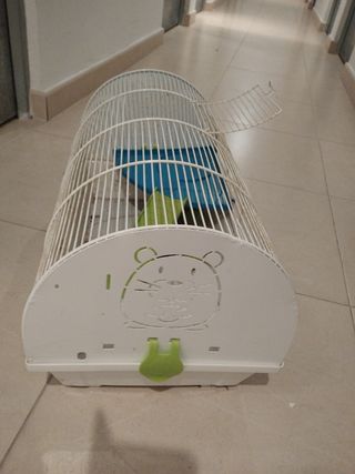 Jaula hamster blanca
