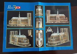 Puzzle 3D Notre Dame - 952 peças