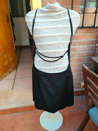 Vestido mini negro fiesta