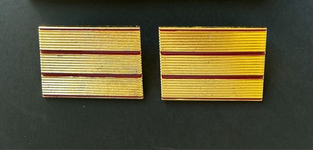 2 Divisas Metálicas Sargento militar E.T