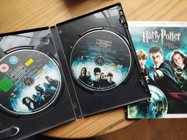 Películas Harry Potter DVDs Lote
