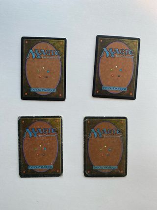4 cartas Terror - Magic