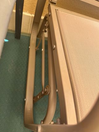 Sofa mecedora jardín marrón