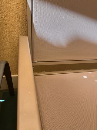 Sofa mecedora jardín marrón