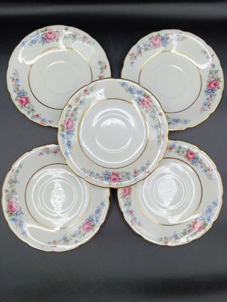 Set platitos porcelana Limoges