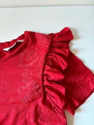 Camiseta Desigual roja - Talla S