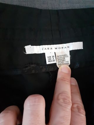 Pantalones Zara verano negros