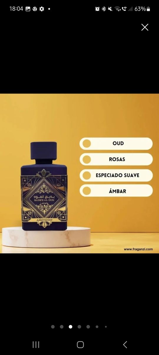 Perfume Lattafa Amethyst.