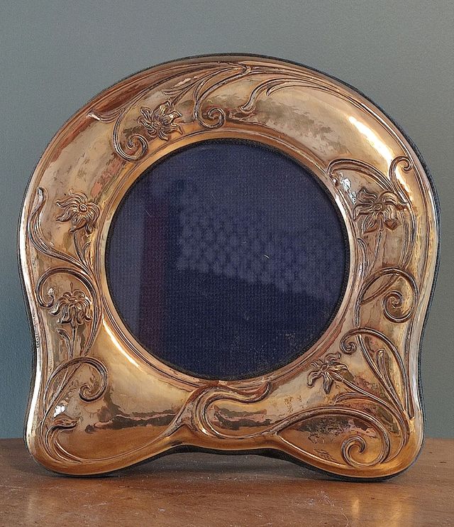 Cornice portafoto vintage argento 925 plata