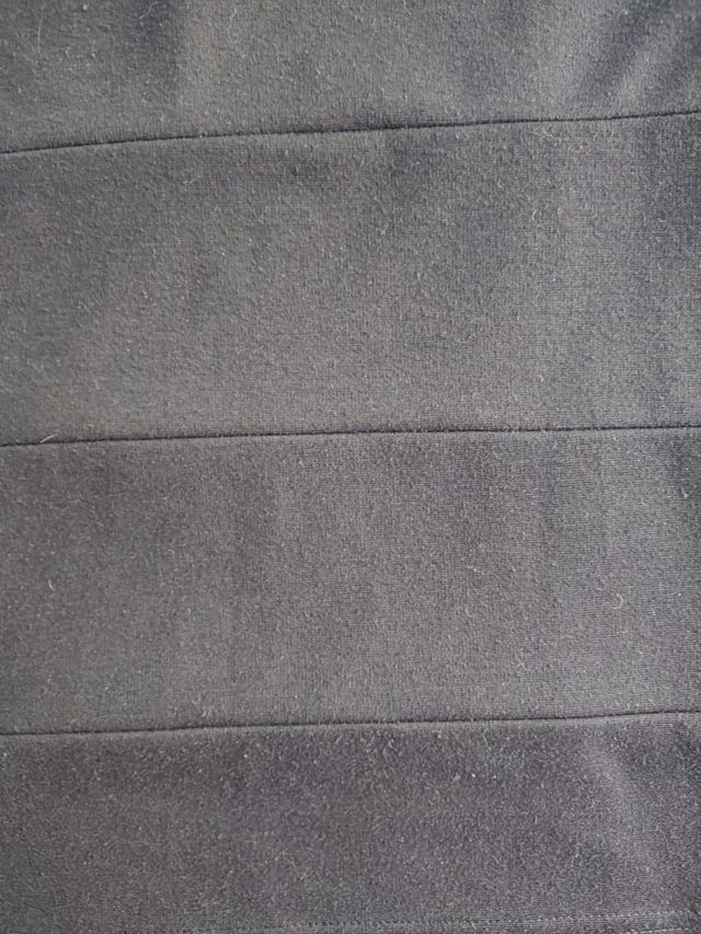 Vestido mini negro y rosa