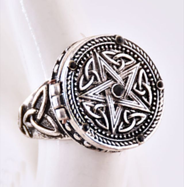 Anello Pentacolo Argento - Apribile